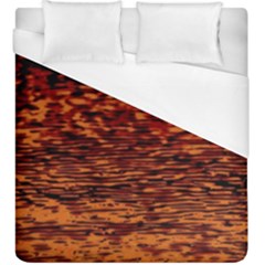 Red Waves Flow Series 2 Duvet Cover (king Size) by DimitriosArt