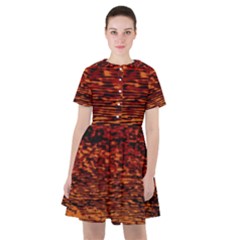 Red Waves Flow Series 2 Sailor Dress