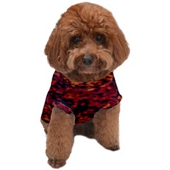 Red Waves Flow Series 2 Dog T-Shirt