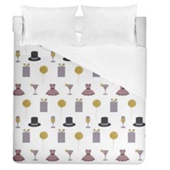 Shiny New Year Things Duvet Cover (queen Size) by SychEva