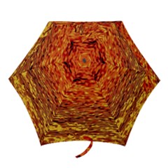 Red Waves Flow Series 2 Mini Folding Umbrellas by DimitriosArt