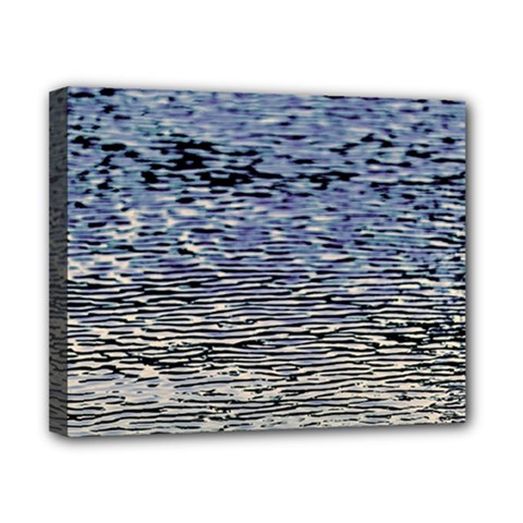 Silver Waves Flow Series 1 Canvas 10  X 8  (stretched) by DimitriosArt
