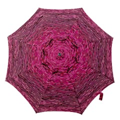 Pink  Waves Flow Series 1 Hook Handle Umbrellas (small) by DimitriosArt