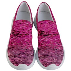 Pink  Waves Flow Series 1 Women s Lightweight Slip Ons by DimitriosArt