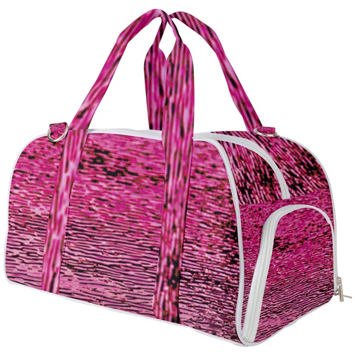 Pink  Waves Flow Series 1 Burner Gym Duffel Bag