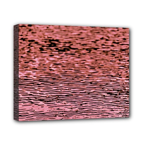 Pink  Waves Flow Series 2 Canvas 10  X 8  (stretched) by DimitriosArt