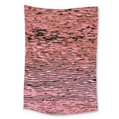 Pink  Waves Flow Series 2 Large Tapestry by DimitriosArt