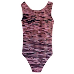 Pink  Waves Flow Series 2 Kids  Cut-out Back One Piece Swimsuit by DimitriosArt