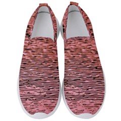 Pink  Waves Flow Series 2 Men s Slip On Sneakers by DimitriosArt