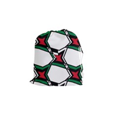 Abstract Pattern Geometric Backgrounds   Drawstring Pouch (small) by Eskimos