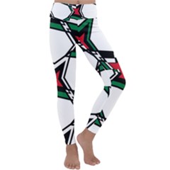 Abstract Pattern Geometric Backgrounds   Kids  Lightweight Velour Classic Yoga Leggings by Eskimos