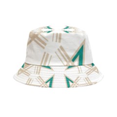 Abstract Pattern Geometric Backgrounds   Inside Out Bucket Hat by Eskimos