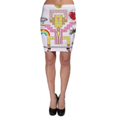 Music And Other Stuff Bodycon Skirt by bfvrp