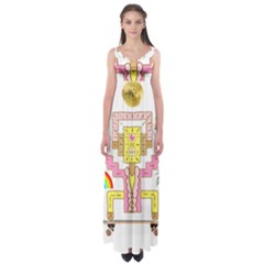 Music And Other Stuff Empire Waist Maxi Dress by bfvrp