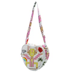 Music And Other Stuff Heart Shoulder Bag by bfvrp