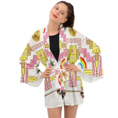 Music And Other Stuff Long Sleeve Kimono by bfvrp