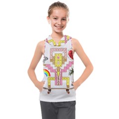 Music And Other Stuff Kids  Sleeveless Hoodie by bfvrp