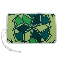 Abstract Pattern Geometric Backgrounds   Pen Storage Case (l) by Eskimos