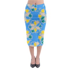 Abstract Pattern Geometric Backgrounds   Midi Pencil Skirt