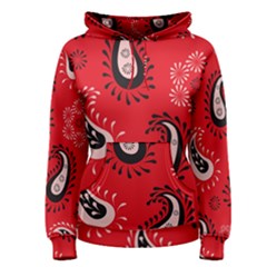 Floral Pattern Paisley Style Paisley Print   Women s Pullover Hoodie by Eskimos