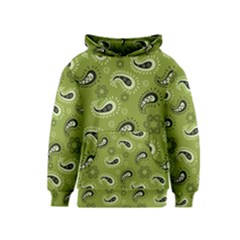 Floral Pattern Paisley Style Paisley Print   Kids  Pullover Hoodie by Eskimos