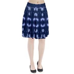 Floral Pattern Paisley Style Paisley Print   Pleated Skirt by Eskimos