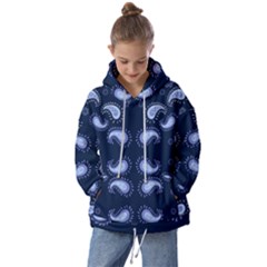 Floral Pattern Paisley Style Paisley Print   Kids  Oversized Hoodie by Eskimos