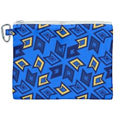 Abstract Pattern Geometric Backgrounds   Canvas Cosmetic Bag (xxl) by Eskimos