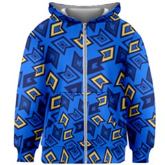 Abstract Pattern Geometric Backgrounds   Kids  Zipper Hoodie Without Drawstring by Eskimos