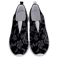 Folk Flowers Print Floral Pattern Ethnic Art No Lace Lightweight Shoes by Eskimos