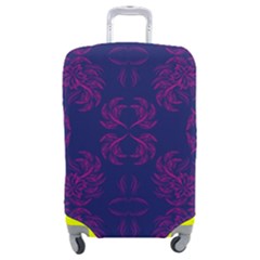 Floral Folk Damask Pattern Fantasy Flowers  Luggage Cover (medium) by Eskimos