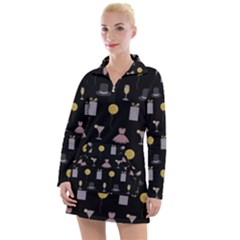 Shiny New Year Things Women s Long Sleeve Casual Dress by SychEva