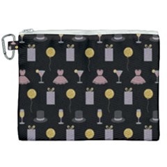 Shiny New Year Things Canvas Cosmetic Bag (xxl) by SychEva