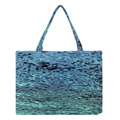 Blue Waves Flow Series 3 Medium Tote Bag by DimitriosArt