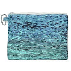 Blue Waves Flow Series 3 Canvas Cosmetic Bag (xxl) by DimitriosArt