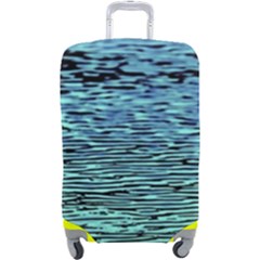 Blue Waves Flow Series 3 Luggage Cover (large) by DimitriosArt