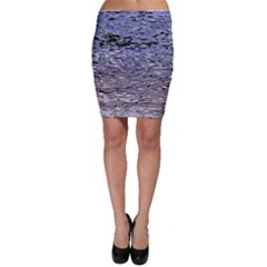 Silver Waves Flow Series 2 Bodycon Skirt by DimitriosArt