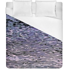 Silver Waves Flow Series 2 Duvet Cover (california King Size) by DimitriosArt