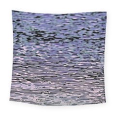 Silver Waves Flow Series 2 Square Tapestry (large)
