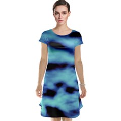 Blue Waves Flow Series 4 Cap Sleeve Nightdress