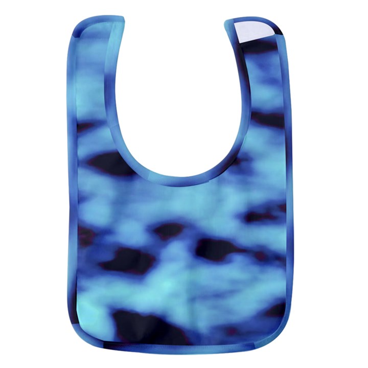 Blue Waves Flow Series 4 Baby Bib