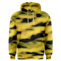 Yellow Waves Flow Series 1 Men s Overhead Hoodie by DimitriosArt