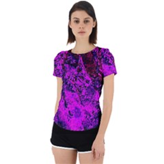 Bromide Diamonds Back Cut Out Sport Tee