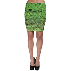 Green Waves Flow Series 2 Bodycon Skirt by DimitriosArt