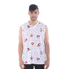 Cute Faces Of Snowmen Men s Basketball Tank Top by SychEva