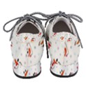 Cute Faces Of Snowmen Pointed Oxford Shoes View4