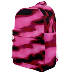 Pink  Waves Flow Series 3 Classic Backpack by DimitriosArt
