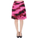 Pink  Waves Flow Series 3 Velvet High Waist Skirt View1