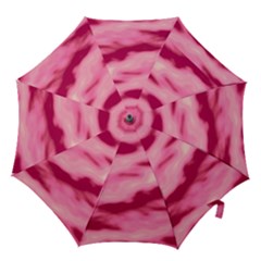 Pink  Waves Flow Series 4 Hook Handle Umbrellas (small) by DimitriosArt