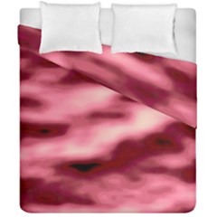 Pink  Waves Flow Series 5 Duvet Cover Double Side (california King Size) by DimitriosArt